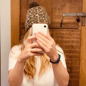 Free People Leopard Hat